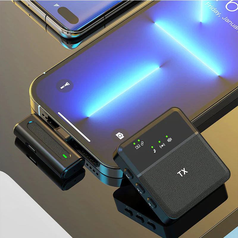 SX8 Type-C Single Lavalier Wireless Microphone for Interview and Vlog