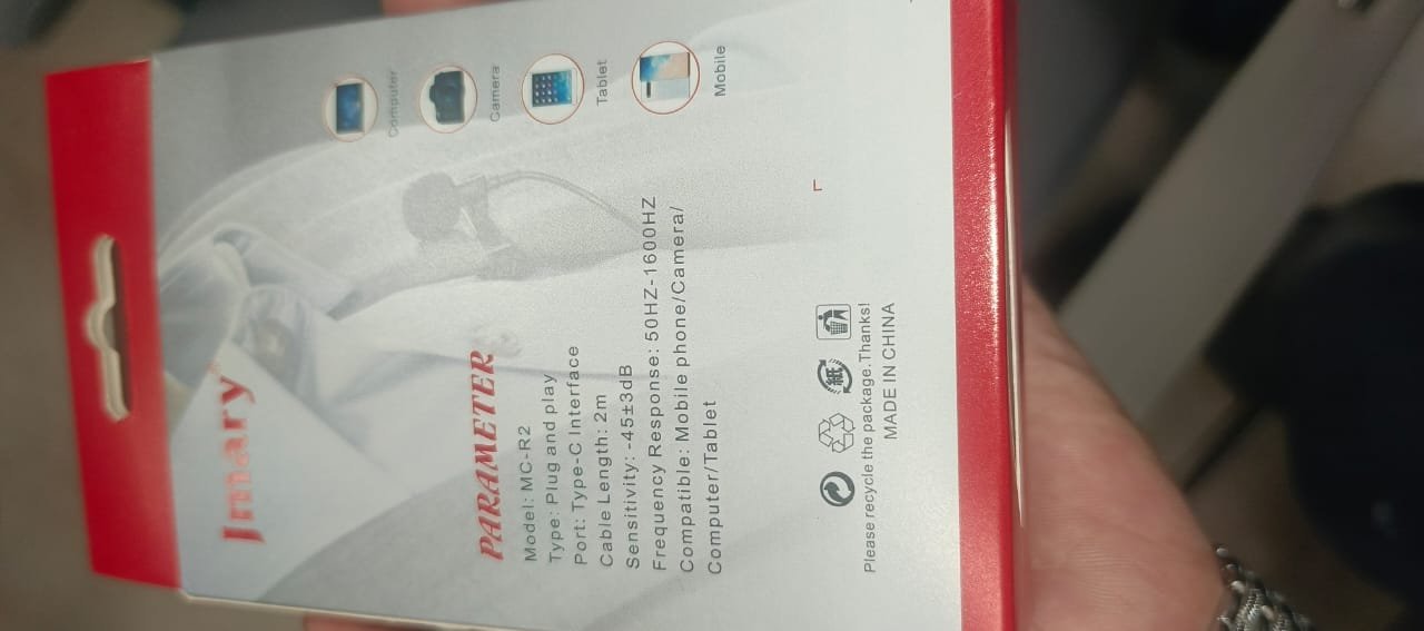 Jmary TikTok Type-c Lavalier Microphone