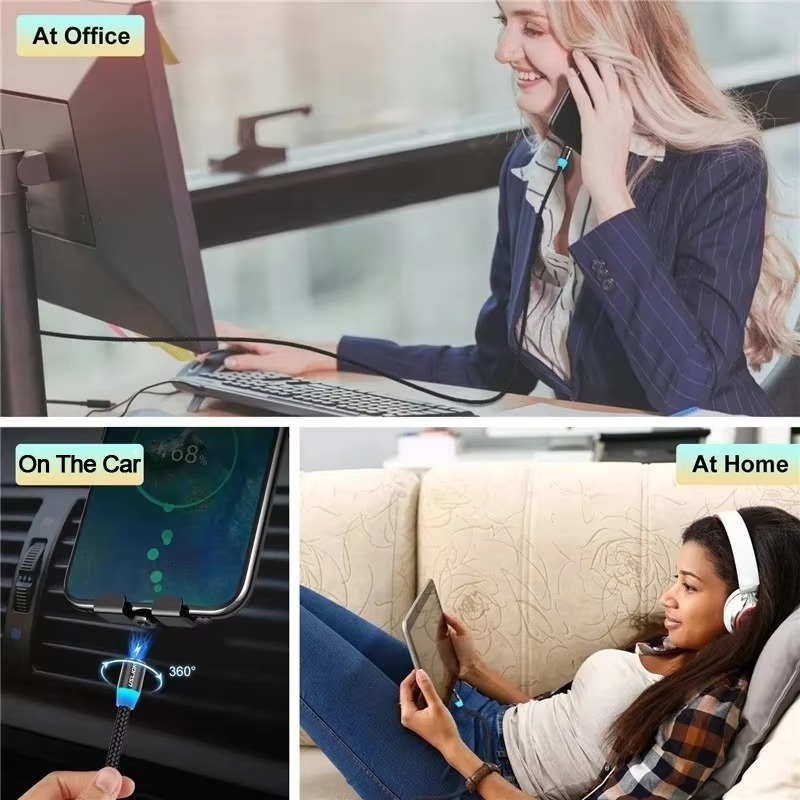 3-in-1 Magnetic Fast Charging Cable